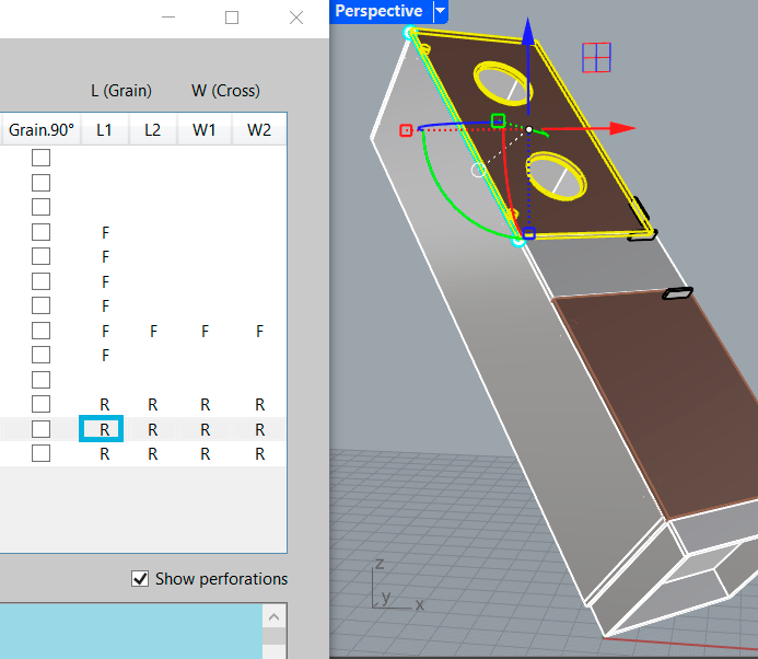 Edge Banding Configuration